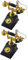 BESTonZON Set of 2 Miniature Phone Decor Miniature Decor for Home Miniature Collectors