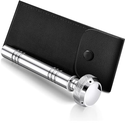 Taschen-Weihwasser-Sprinkler mit Lederetui, religiöses Taschen-Aspergillum-Werkzeug für Zeremonien, Geistliche Mitglieder