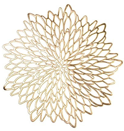 6 STÜCKE PVC. Placemat zum Esstisch, Hohlpolster-Untersetzer-Platten-Tisch-Matten(2)