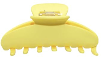 The RPZL Premium Acetate Big Hair Accessory | Oversized Claw Clip for Thick and Thin Hair | Stylish Hair Jaw Clip for Women and Girls (Butter Yellow)