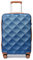 British Traveller Groß Koffer 74.5x49x30.5cm Leichter Reisekoffer aus ABS+PC mit TSA-Schloss, 4 Rollen Koffer Trolley