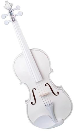 Professionelle Violine Weiße Violine 4/4 volle Größe für Anfänger schlanker leicht