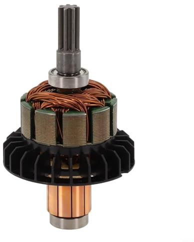 Besttoolifes Ersatzanker 619377-8 für Makita 18V LXT Akku-Schlagschrauber Kompatibel mit DTD152 BTD152 XDT11 Metallmotor Rotor für Ersatzteil für Elektrowerkzeug Reparatur und Wartung