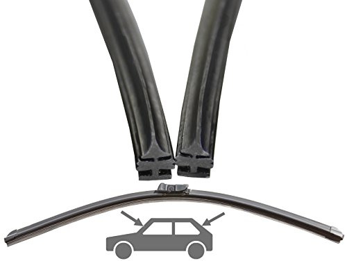 2x SWISSINT Premium-Ersatz-Gummis 750 mm für Aero/Flatblade Scheibenwischer *Made in Germany*