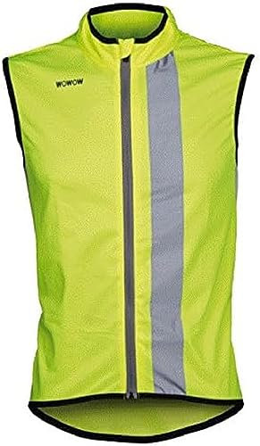 WOWOW Sportweste Maverick Small - Fahrradweste ohne Arm - Reflexweste EN1150 Atmungsaktiv (XL)