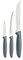 Tramontina - Couteaux de cuisine Plenus 3pcs. Inox et plastique.