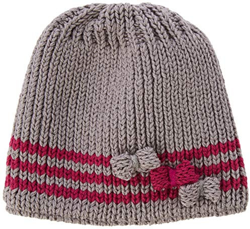 Döll Mädchen Topfmütze Strick Mütze, Grau (Light Gray Melange 8100), 51