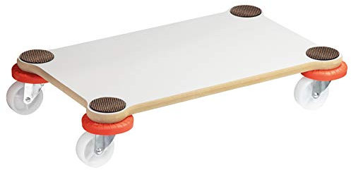 Wagner Transporthilfe MM 1363 I 52 x 32 x 10,5 cm - Tragkraft 200 kg - Spezialbeschichtung I Anti-Rutsch-Pads I Beste Beweglichkeit I pflegeleicht I wandschonend & robust - 20136301