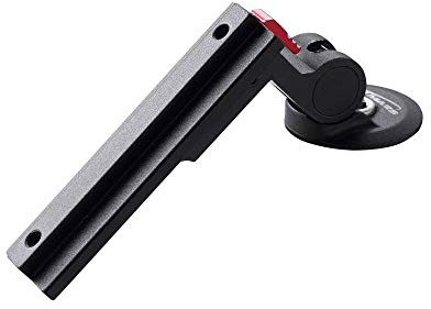 P2R (Cycle) Fixation Porte bidon avec Bouchon Potence Ahead-Set Noir anodise (avec systeme de Blocage pour Inclinaison)