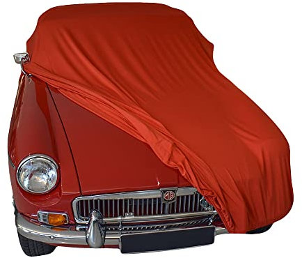 Star Cover Indoor Autoabdeckung kompatibel mit MG MGB Roadster SUPER Soft Stretch