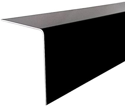 Alu Winkel Schwarz RAL 9005 2 Meter Kantenschutz Dachblech (5 x 5 cm)