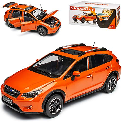 Sun Star Subaru XV Tangerine Orange 1. Generation 2011-2018 1/18 Modell Auto