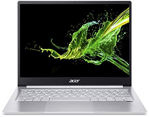 Acer Swift 3 Thin & Light 13.5 2256 x 1504 IPS Display, 10ª generación Intel Core i5-1035G4, 8GB LPDDR4, 512GB NVMe SSD, Wi-Fi 6, lector de huellas dactilares, teclado retroiluminado, SF313-52-52VA