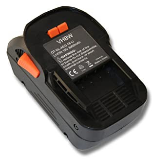 vhbw 1x Akku kompatibel mit Ridgid R840083, R840084, R840085, 130383028, 130383025, 130383001 Elektrowerkzeug (3000 mAh, Li-Ion, 18 V)