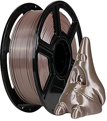Flashforge PLA Silk 3D-Drucker-Filamente, Seide, PLA, 1,75 mm, Kaffeebraun, 1 kg