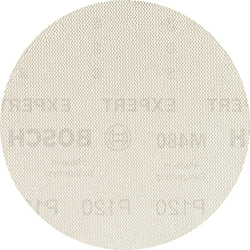 Bosch 50x EXPERT M480 Schleifnetz (für Farbe auf Holz, Hartholz, Ø 125 mm, Körnung 120, Professional Zubehör Exzenterschleifer, Schwingschleifer)