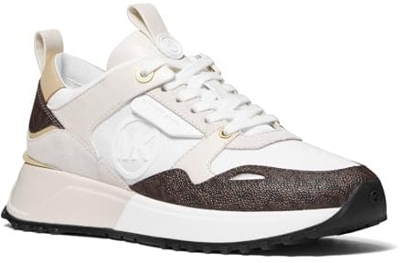 Michael Kors 43F1THFS1B-085 Theo Trainer Donna, Optic White EU 40