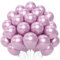 Palloncini Rosa Metallici, 50 Pezzi Palloncino Pink 12 Pollici, Palloncini in Lattice Lucido, Palloncino Metallico per Palloncino Festa Compleanno Rosa, Matrimoni Baby Shower Fiesta Decorazione