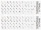 PATIKIL Persan Clavier Autocollants PC Clavier Autocollants Blanc Fond avec Blanc Lettrage pour Ordinateur Portable Ordinateur Portable Bureau 2Pcs
