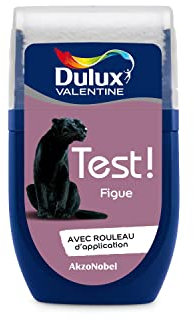 Dulux Valentine Peinture Testeur Crème de Couleur - Murs et Boiseries - Mat - Couleur Figue 30 ml