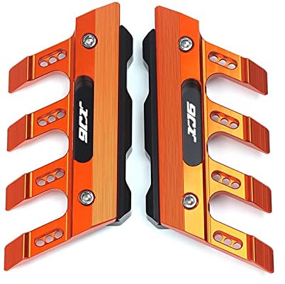 PuLaif Protezioni della Forcella per Yamaha Xj6 XJ6 XJ 6 Moto Parafango Forcella Anteriore della Protezione della Protezione Blocco Parafango Anteriore Slider Accessori (Color : Orange)