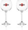 Albellion 2 Stück Original MARTINI Glas Gin Gläser Ballonglas mit Logo transparent