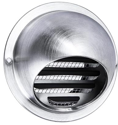 Redonda Rejillas De Ventilación De Aire, Tapa Para Salida De Humos, Rejilla De Montaje En Pared, Gran Ventilación De Tubo De Escape Para Campana Extractora, Para Conectar Conducto/Manguera