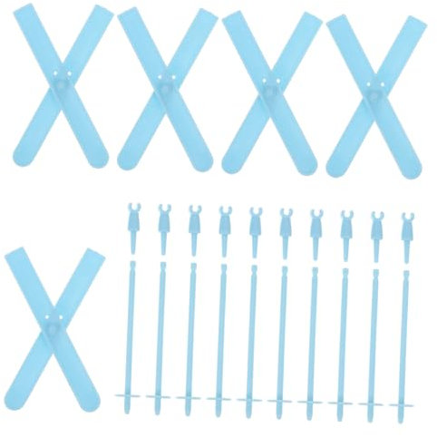 CRAFTHROU 5 Sets Mini Ski Puppenhaus Miniatur Ski Puppenhaus Ski Zubehör Puppenhaus Miniatur Dinge Puppenhaus Ski Und Stöcke Miniatur Ski Werkzeuge Miniatur Ski Für Puppen