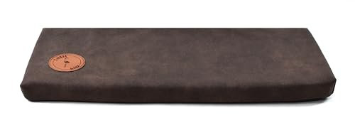 Prime Katzen Fensterliege Für Katzen, Fensterbank mit Einer Rutschfesten Rückseite, Katzenbett Fensterbank 50cm x 20cm Europäischen Union hergestellt (Braun, 50 x 20 x 3 cm)