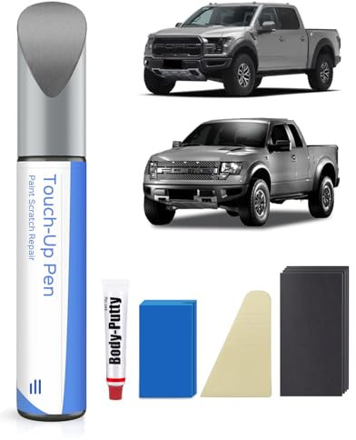 M7 Carbonized Gray Metallic Kit de peinture de retouche compatible avec Ford exacte correspondance pour puces et rayures