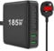 185W USB C Fast Charger Block, Upgraded GaN III 7-Port Charging Station Hub, PD 65W Laptop Charger Power Adapter Compatible with iPhone 15/14/13/12 MacBook Pro/Air Steam Deck Dell XPS Galaxy