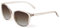 Face Shadow Sonnenbrille Damen Polarisiert Cateye mit Metall Dekoration UV400 Schutz Modern Sunglasses Ultraleicht Outdoor Angeln Fahren