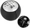 Fllyvly Pomo Palanca de Cambios 5 Velocidades Peugeot,Pomo Palanca de Cambios,Compatible con Peugeot 307 308 3008 407 5008 807, Diseño Ergonómico, Fácil de Instalar