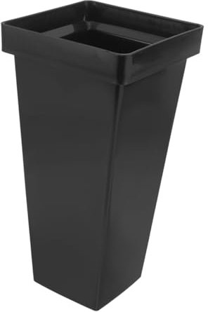 FONDOTIN Seau à Plastique Noir Récipient Décoratif pour De Table Et Décoration De Mariage Conteneur Et Pratique pour Aménagement Floral