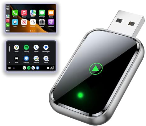 BLNCE Wireless CarPlay Adapter for iPhone – Plug and Play USB-A and USB-C Dongle Converts Wired CarPlay to Wireless with Fast Auto Connect and No Lag, Compatible with Cars from 2015 to 2025