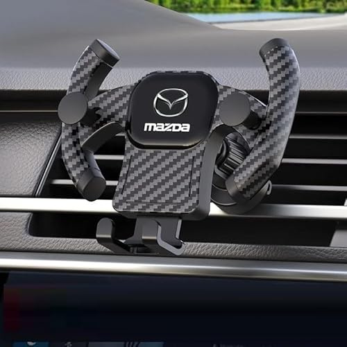 WENINETIES Handyhalterung Auto für Mazda 6 3 GJ Kombi 2013-, Klimaanlagen-Handyhalter Für Auto Halterung Mit Lenkradform Auto Zubehör