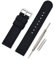 VINBAND Unisex Militär Nylon Uhrenarmband mit Edelstahl Silberne Schnalle 22mm Schwarz