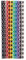 Rtengtunn 150 Morceaux de marqueurs de câble C-Type coloré étiquette de numéro d'étiquette pour 2-3mm Fil