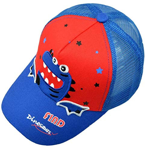 Kinder Cotton Baseball Cap Cap Sport-Hut T-rex Dinosaurier-Muster-Dome-Kappe Justierbare Baseballmütze