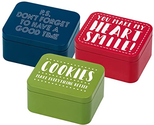 RBV Birkmann 610026 Colour Kitchen Geschenkboxen, Weißblech…