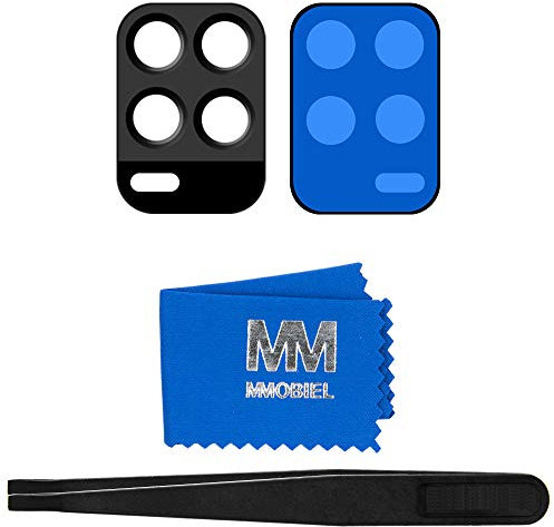 MMOBIEL Lentille en Verre pour Caméra Arrière Compatible avec Xiaomi Mi 10 Lite 5G 2020 Vitre Appareil Photo avec Double Face Adhésif Pincettes et Chiffon Inclus