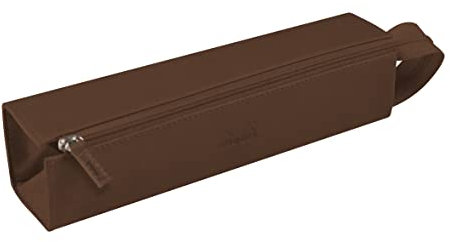 Rhodia 319040C - Stabiles Schlampermäppchen / Hartschalenmäppchen rechteckig 23x5x5 cm, 1 Stück, Bronze