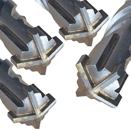 Foret SDS PLUS pour marteau perforateur Ø 12 mm x 600 mm Foret à béton Foret à pierre Quadro-X pour maçonnerie à 4 tranchants