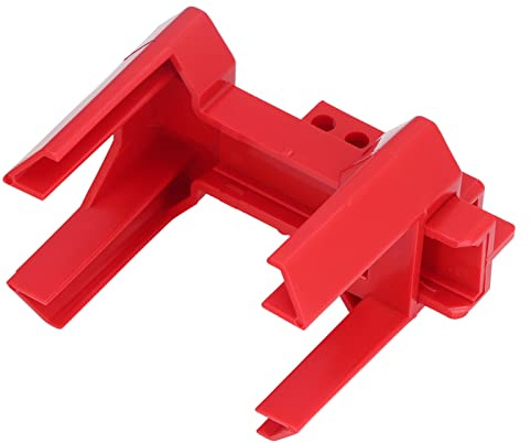 ASBV01 Kugelhahn-Verriegelung für DN8DN50-Kugelhähne, Industrielles, Einstellbares Kugelhahn-Sicherheitsschloss, Rohrleitungsventil-Verriegelung, Rot