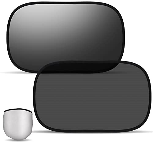 Keiurot Universal Sonnenschutz Auto Kinder Fenster Sonnenschutz Auto Fenster Jalousien für Baby Fenster Auto Kinder 51X31cm UV Strahlen Schutz