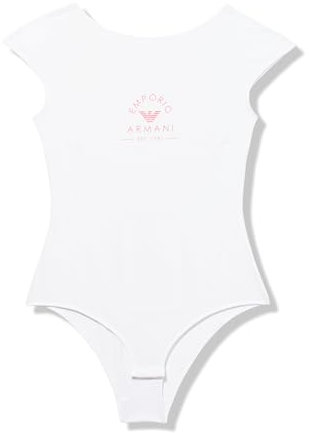 EMPORIO ARMANI Iconic Stretch Cotton Logoband Body Brief für Damen, WEISS, M