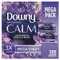 Downy Infusions Mega Dryer Sheets, Laundry Fabric Softener, CALM, Lavender and Vanilla Bean, 130 Count