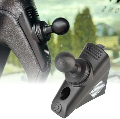 Bulletpoint Mounting Solutions A-Säule Gerätehalterung mit 20-mm-Kugel, kompatibel mit Jeep Wrangler JL 2018–2023 und Jeep Gladiator 2020–2023