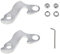 2 Stück Schaltauge, Mech Schaltwerk, Aluminiumlegierungs Schwinghaken Adapter, mit Befestigungsschrauben, für Fahrräder, Nr. 2