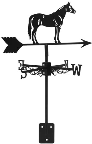 Levemolo Windfahne Aus Eisen Retro Wetterfahne Für Garten Und Terrasse Dekoratives Windmesswerkzeug Für Außenbereich Für Haus Und Scheune